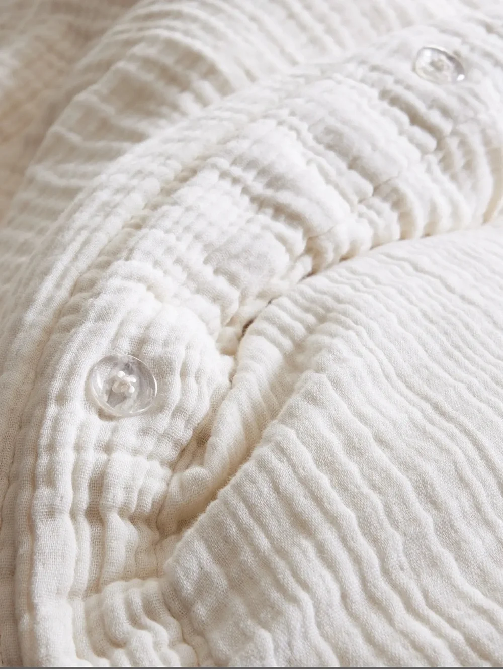 NWT Quince Undyed Organic Cotton Gauze Duvet Cover and Sham Set!